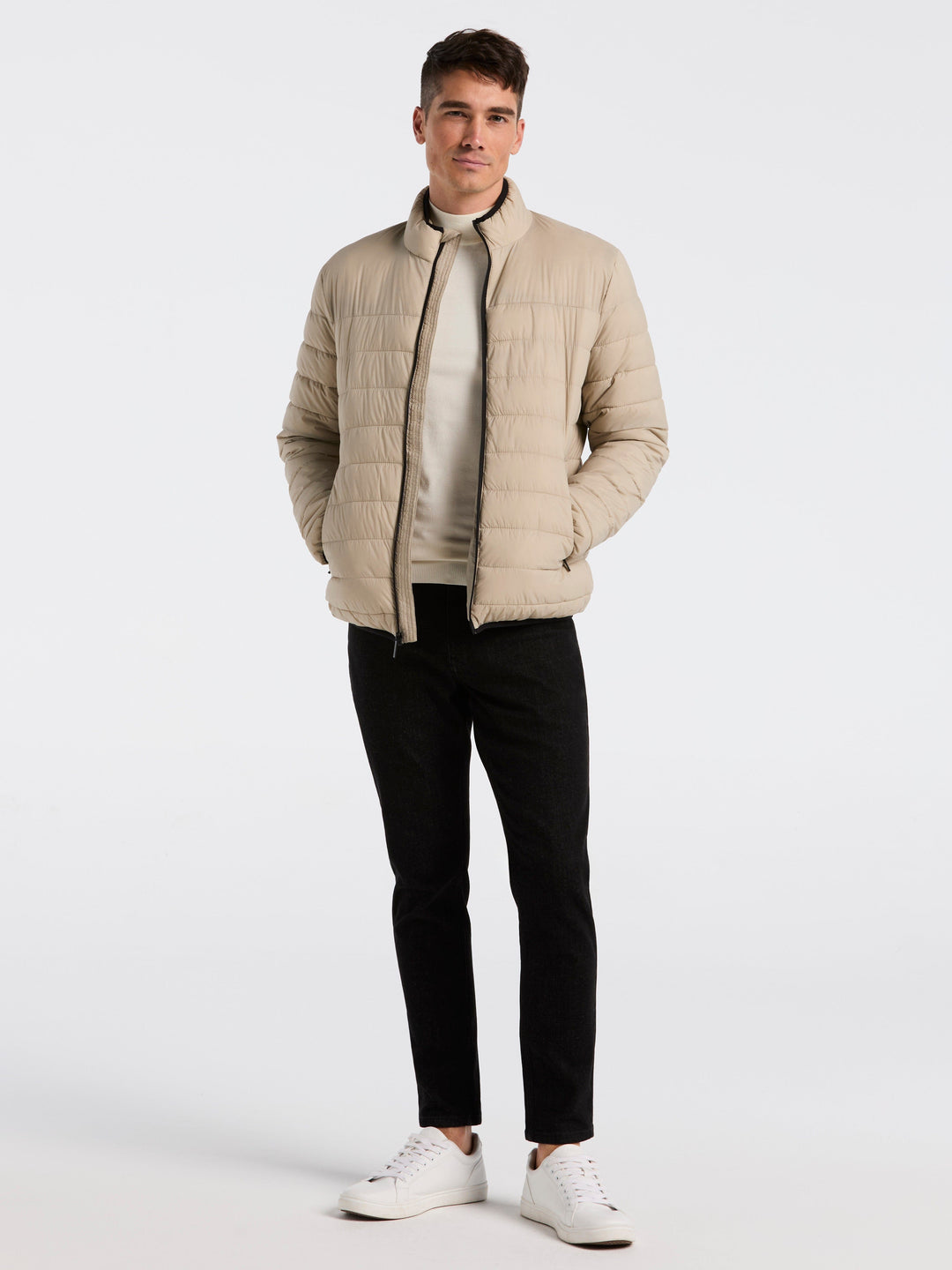 Lightweight Puffer Jacket (Island Fossil) 