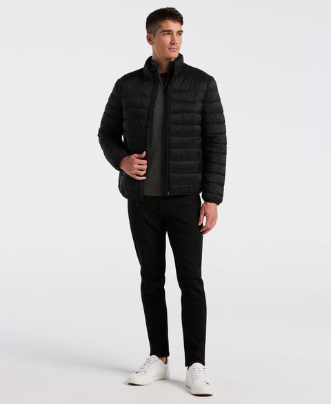 Lightweight Puffer Jacket (Black) 