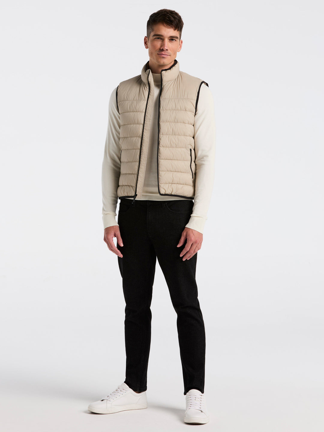 Lightweight Puffer Vest (Island Fossil) 