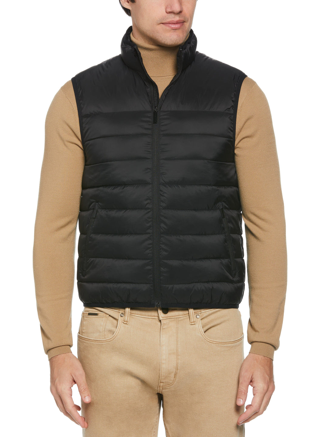 Lightweight Puffer Vest (Black) 