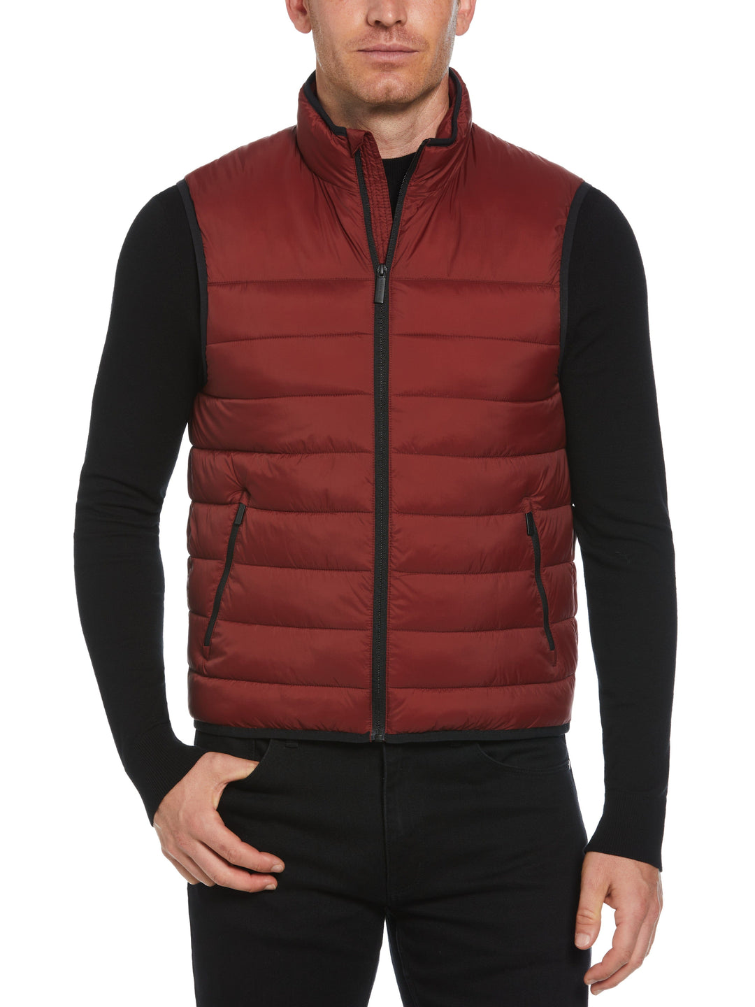 Lightweight Puffer Vest (Russet Brown) 