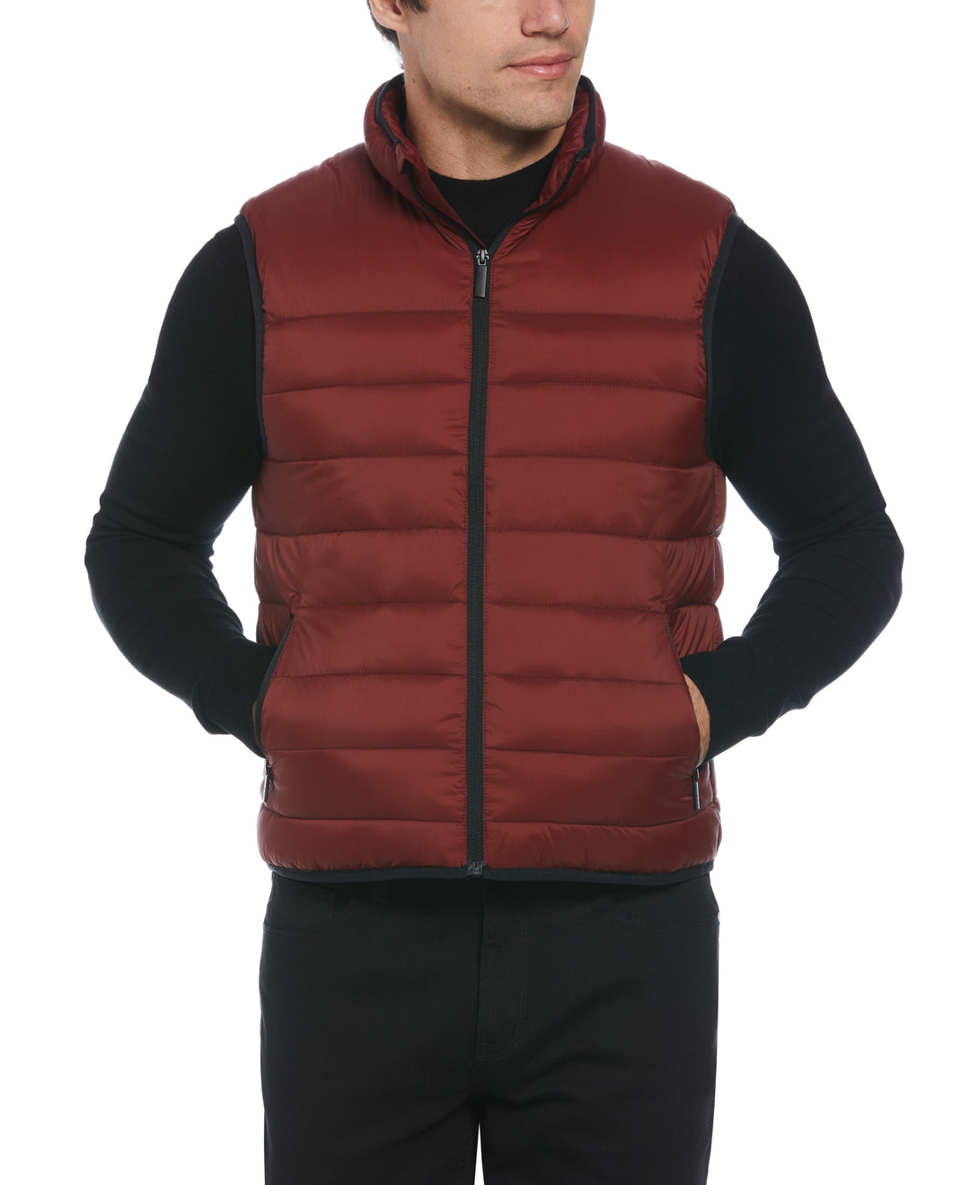 Lightweight Puffer Vest (Russet Brown) 