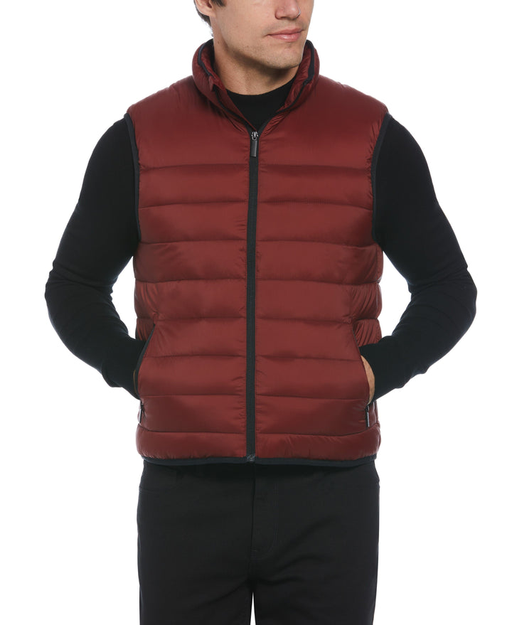 Lightweight Puffer Vest (Russet Brown) 