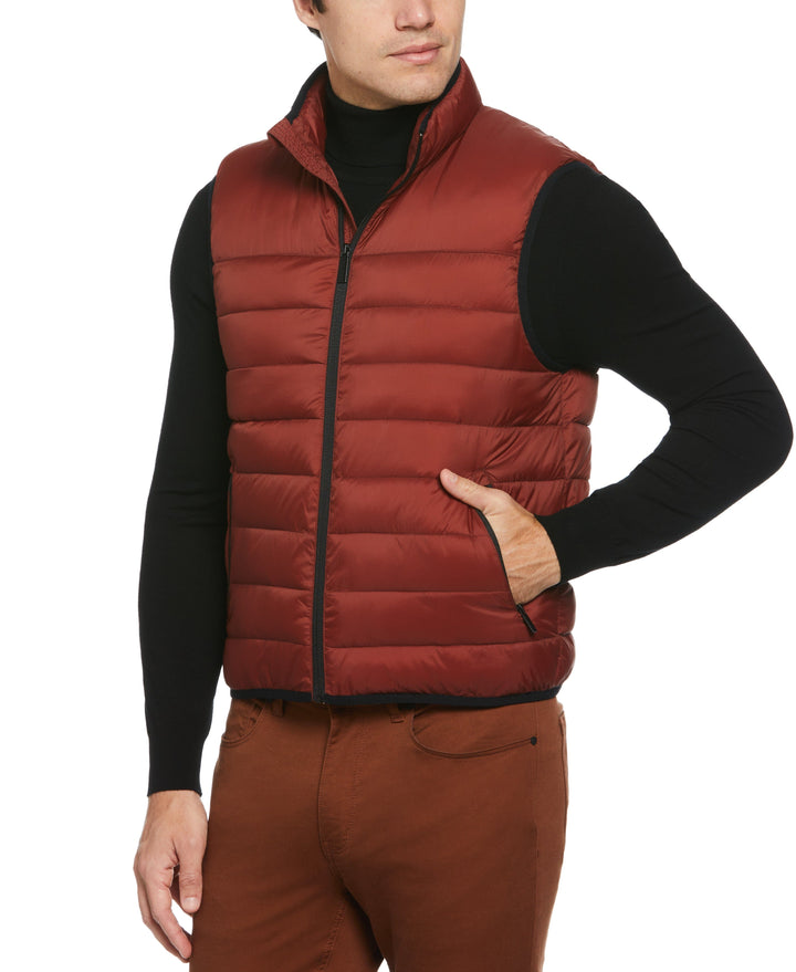 Lightweight Puffer Vest (Fired Brick) 
