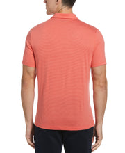 Linen Blend Stripe Polo (Bittersweet) 