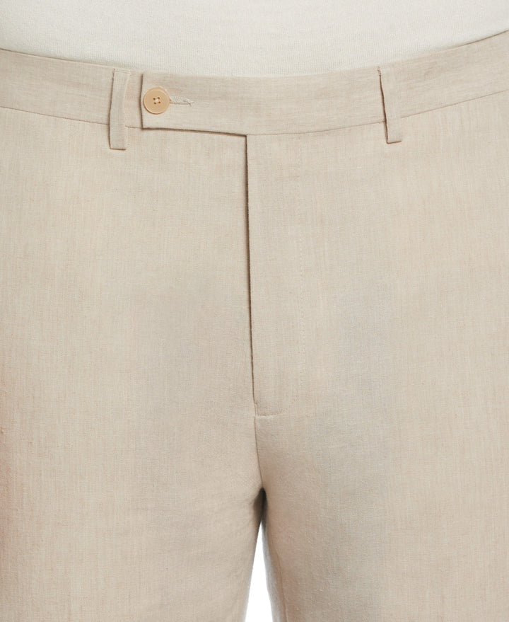 Slim Fit Light Tan Linen Suit Pant (Light Tan) 