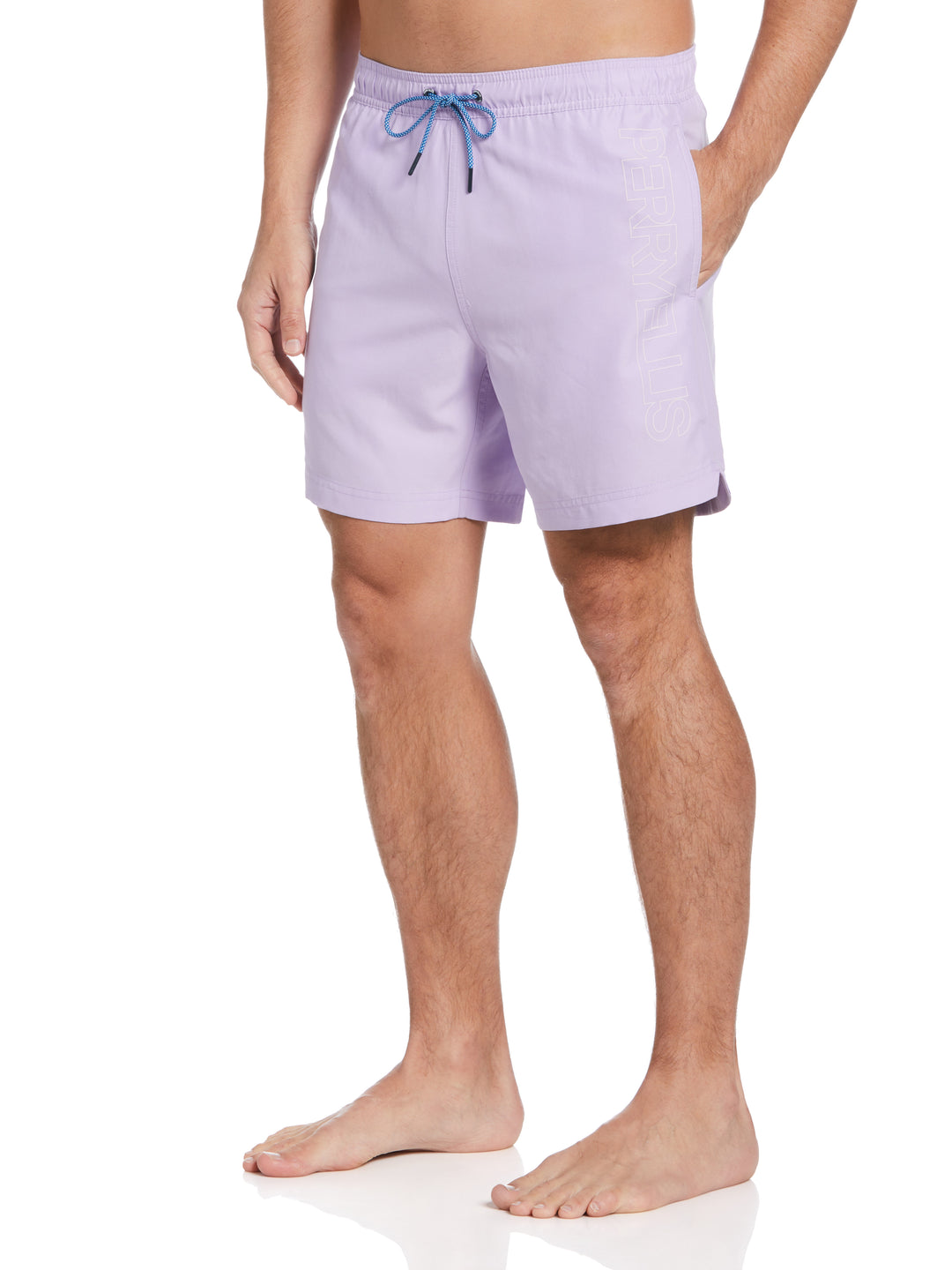 Solid Logo 7" Swim Short (Lilac Breeze) 