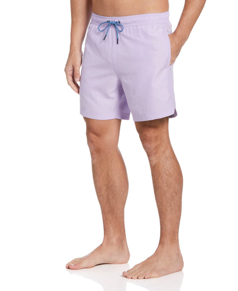 Logo Print Swim Short (Lilac Breeze) 