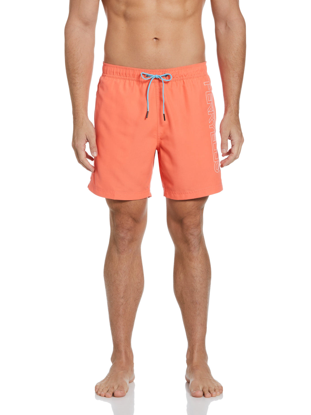 Solid Logo 7" Swim Short (Living Coral) 