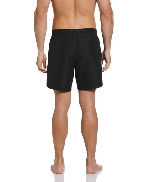 Solid Logo 7" Swim Short (Black) 