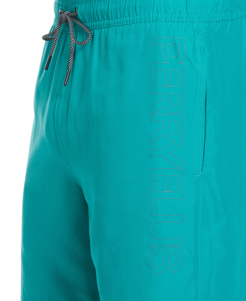 Logo Print Swim Short (Ocean Floor) 