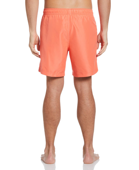 Logo Print Swim Short (Living Coral) 