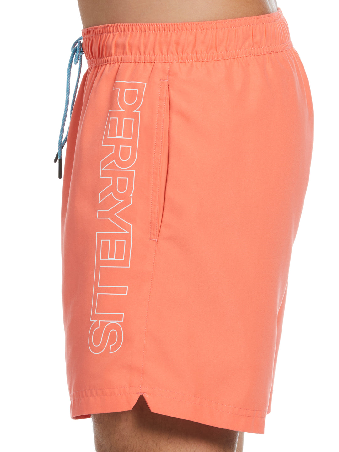 Solid Logo 7" Swim Short (Living Coral) 