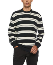 Logo Stripe Crew Sweater (Dark Sapphire) 