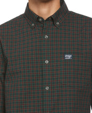 Long Sleeve Plaid Poplin Shirt (Ponderosa Pine) 