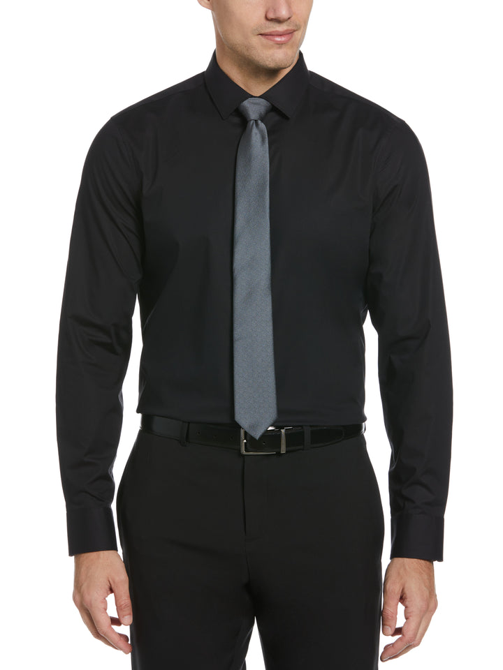 Lux Cotton Poplin Shirt (Black) 