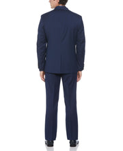 Machine Washable Deep Navy Textured Suit