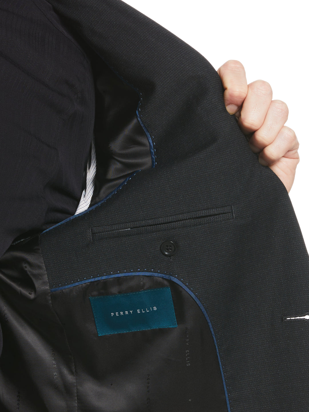 Machine Washable Suit Jacket (Black) 