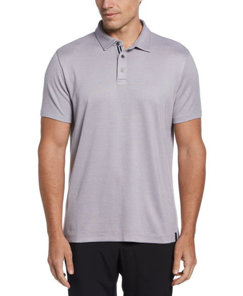 Solid 3 Button Polo (Lilac Gray) 