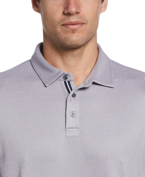 Solid 3 Button Polo (Lilac Gray) 