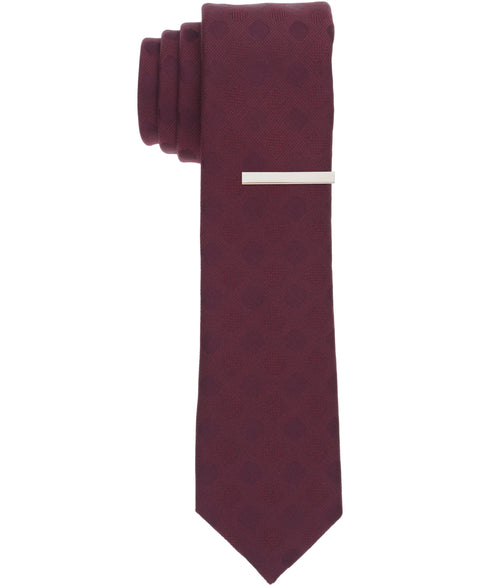 Mastron Dot Slim Tie (Red) 