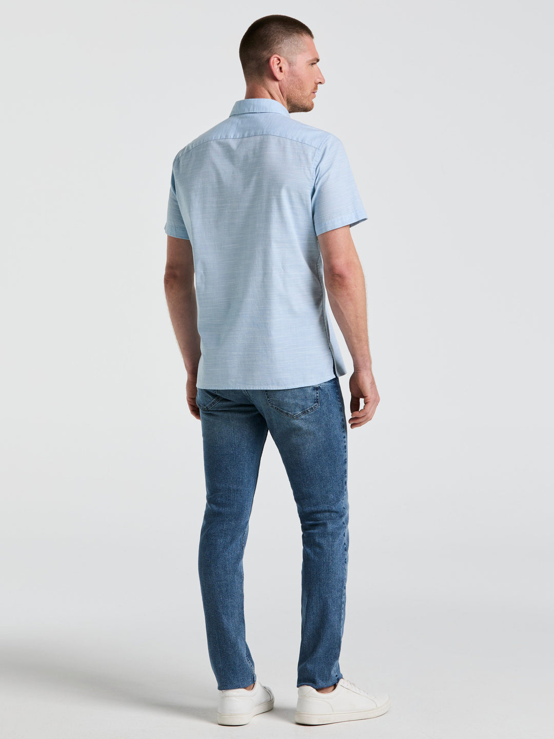 Medium Wash Indigo 5 Pocket Denim Pant (Medium Vintage) 