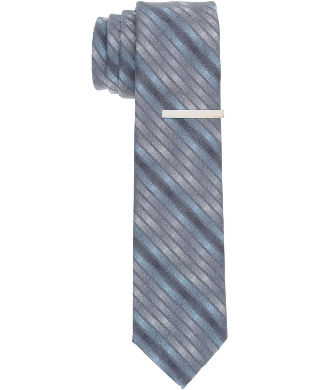 Menatte Abstract Slim Tie (Charcoal) 