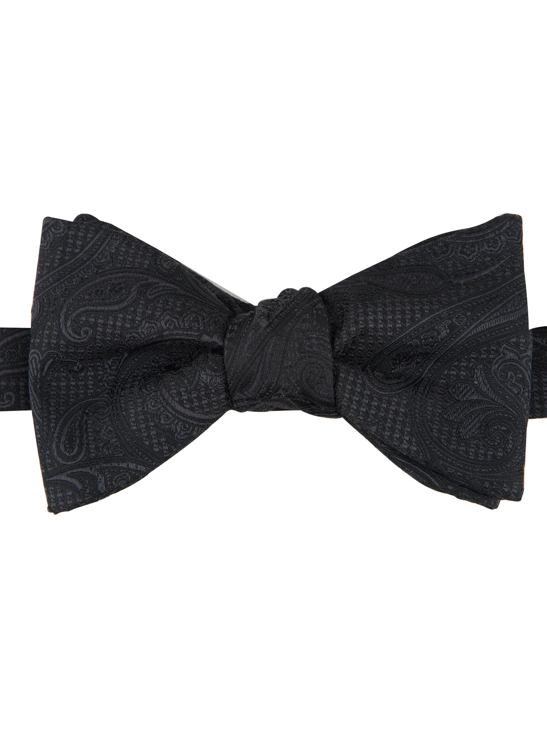 Menga Paisley Bow Tie (Black) 