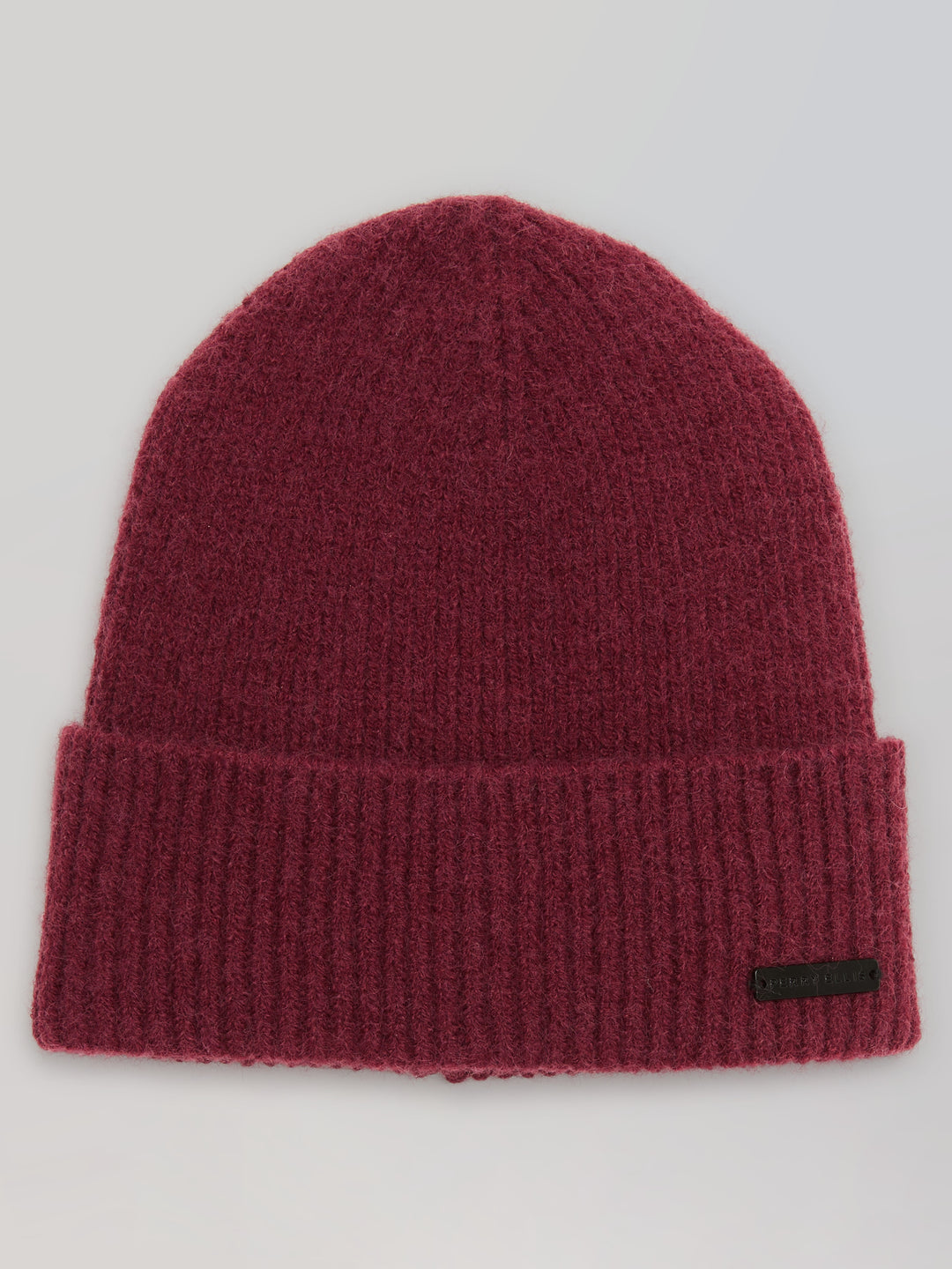 Men's Rib Knit Beanie (Zinfandel) 