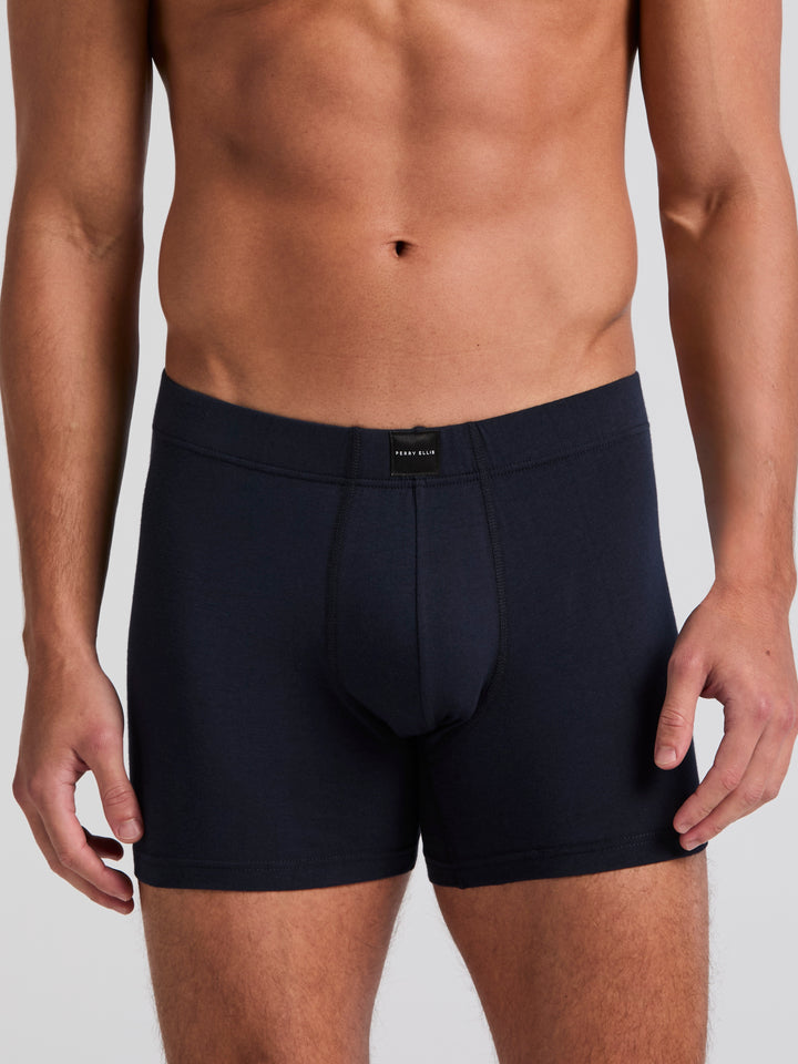 Men's Stretch Cotton Boxer Brief 5-Pack (Pageant Blue) 