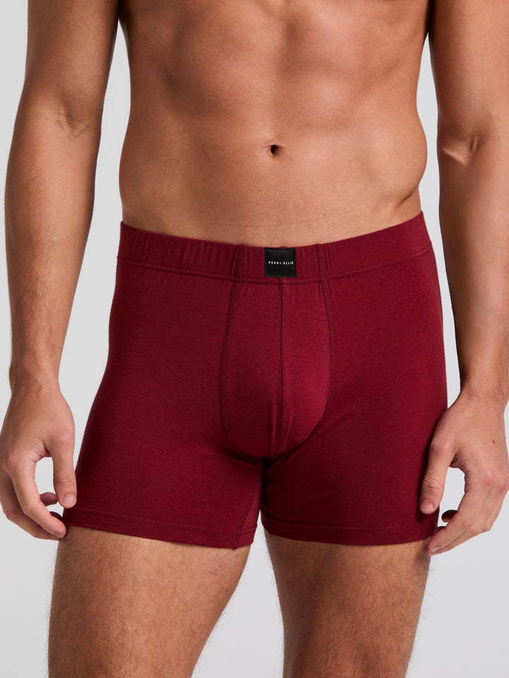 Men's Stretch Cotton Boxer Brief 5-Pack (Pageant Blue) 
