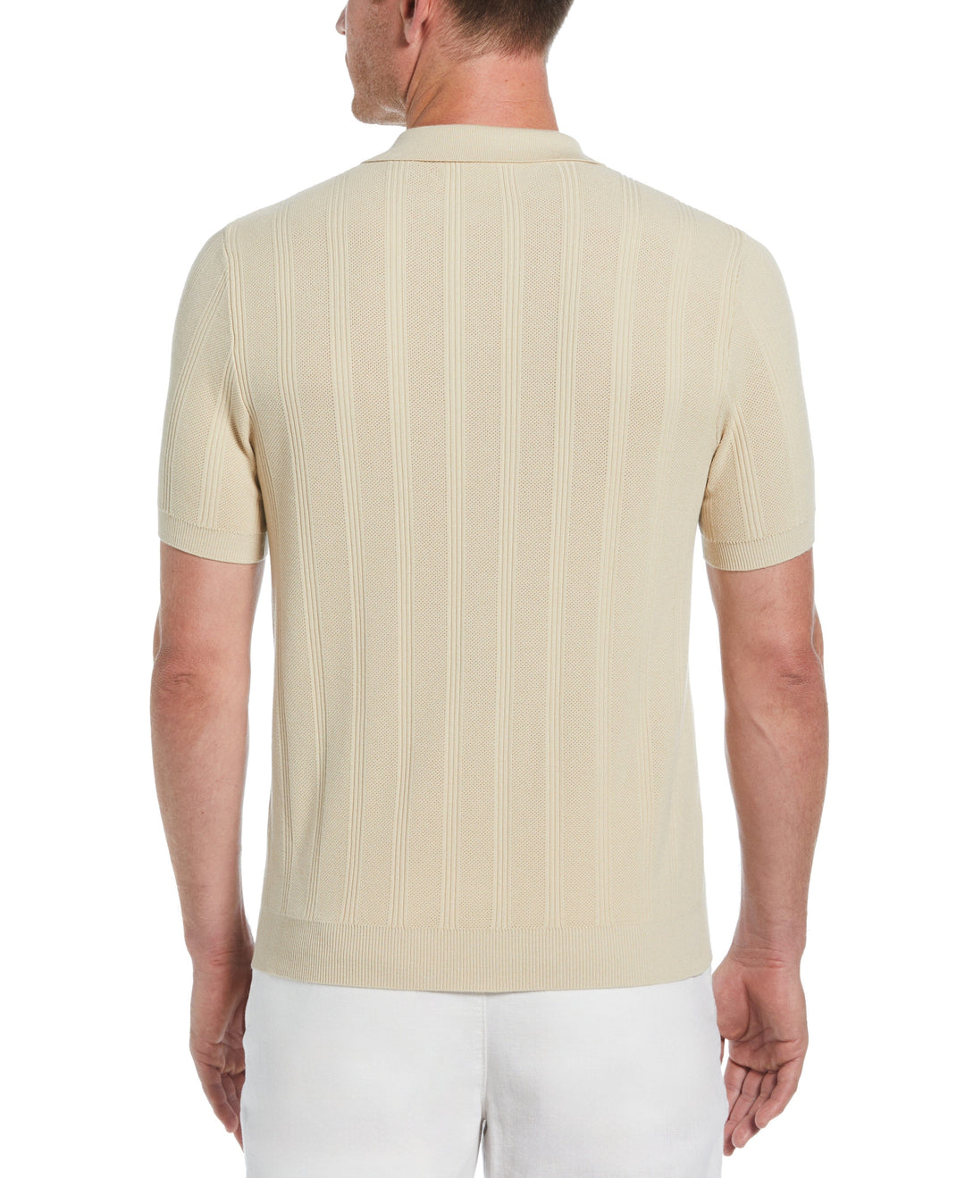 SS MESH STRIPE POLO (Castle Wall) 