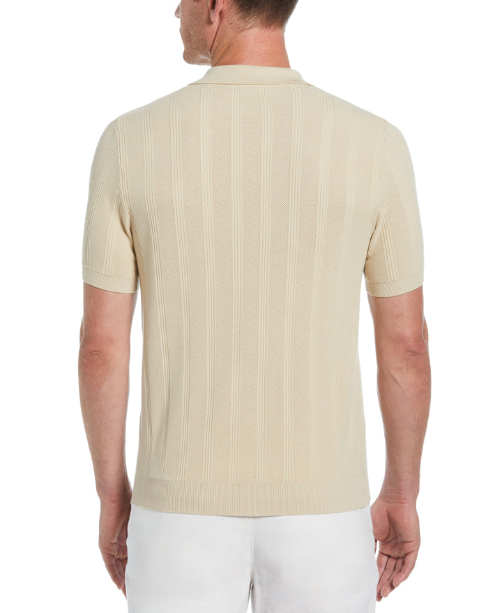 SS MESH STRIPE POLO (Castle Wall) 