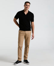 SS MESH STRIPE POLO (Black) 