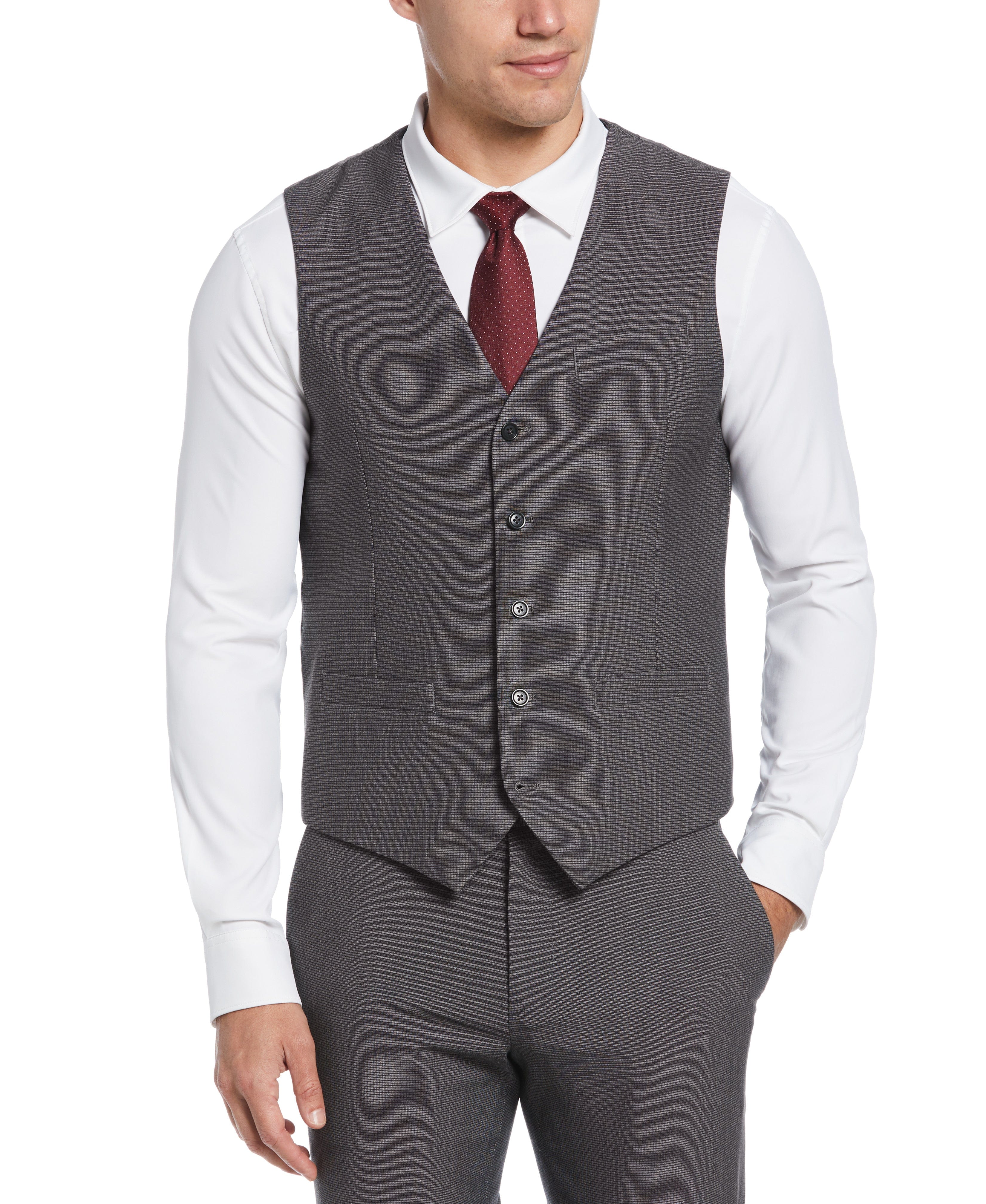 【関税&送料込】Etro Houndstooth Over Vest Perry-Ellis-mens-Micro-