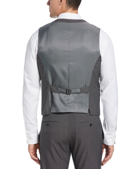 Textured Suit Vest (Black) 