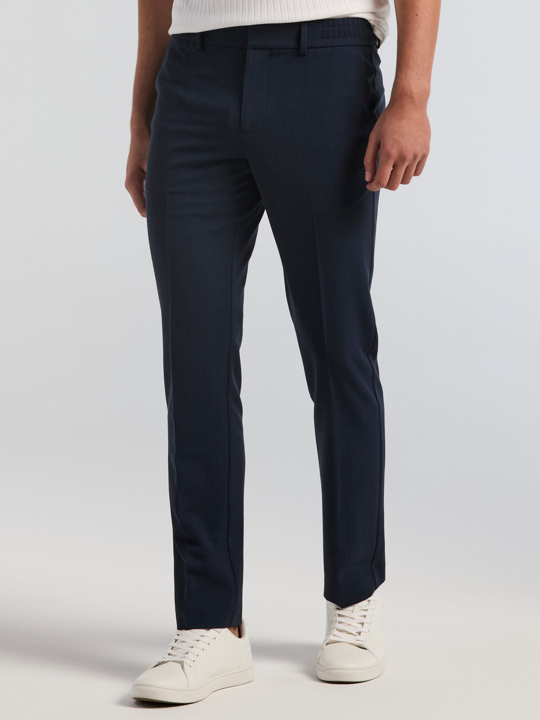Slim Drawstring Gab Chino Pants (Vintage Indigo) 