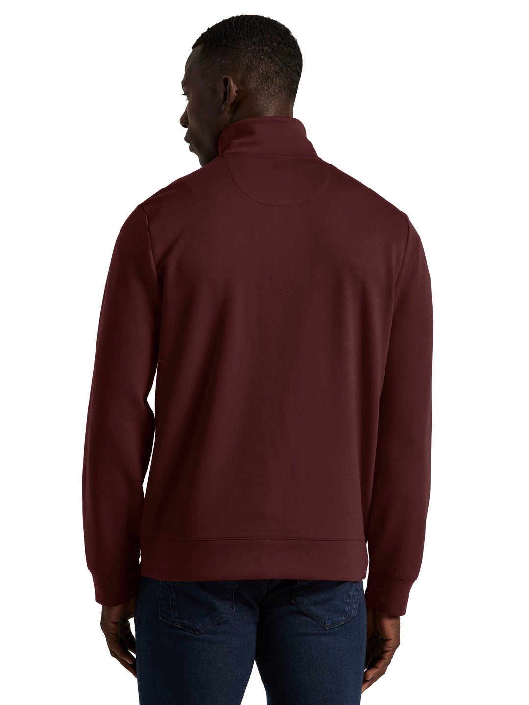 Neoprene Quarter Zip Long Sleeve Shirt (Port) 