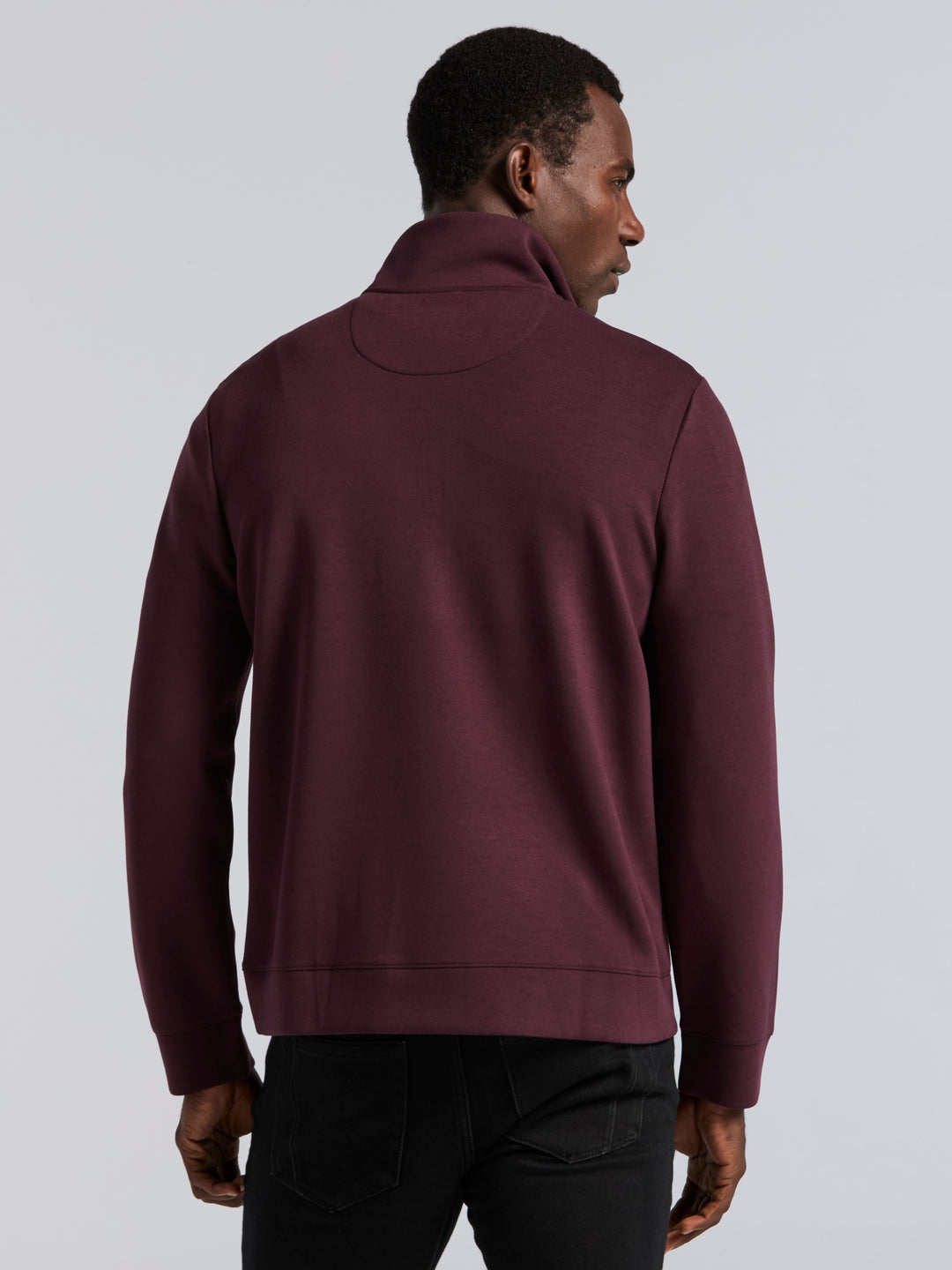 Neoprene Quarter Zip Long Sleeve Shirt (Port) 