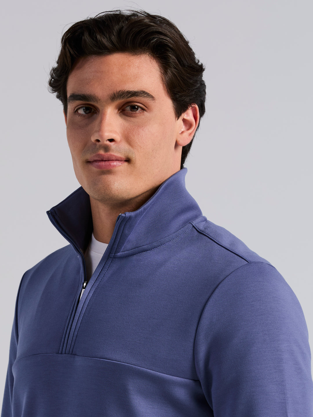 Neoprene Quarter Zip Long Sleeve Shirt (Coastal Fjord) 