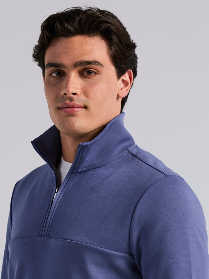 Neoprene Quarter Zip Long Sleeve Shirt (Coastal Fjord) 