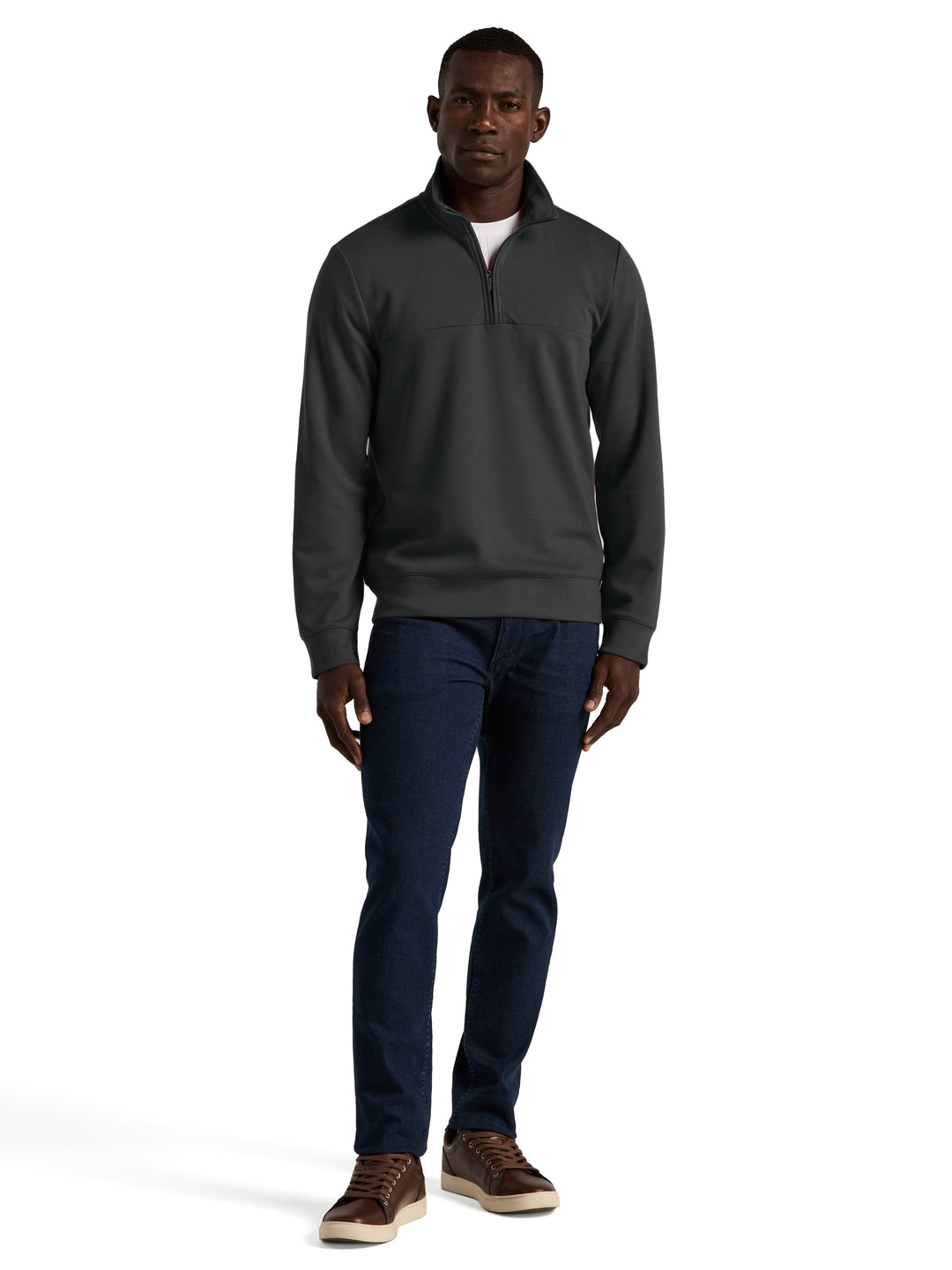 Neoprene Quarter Zip Long Sleeve Shirt (Forest River) 
