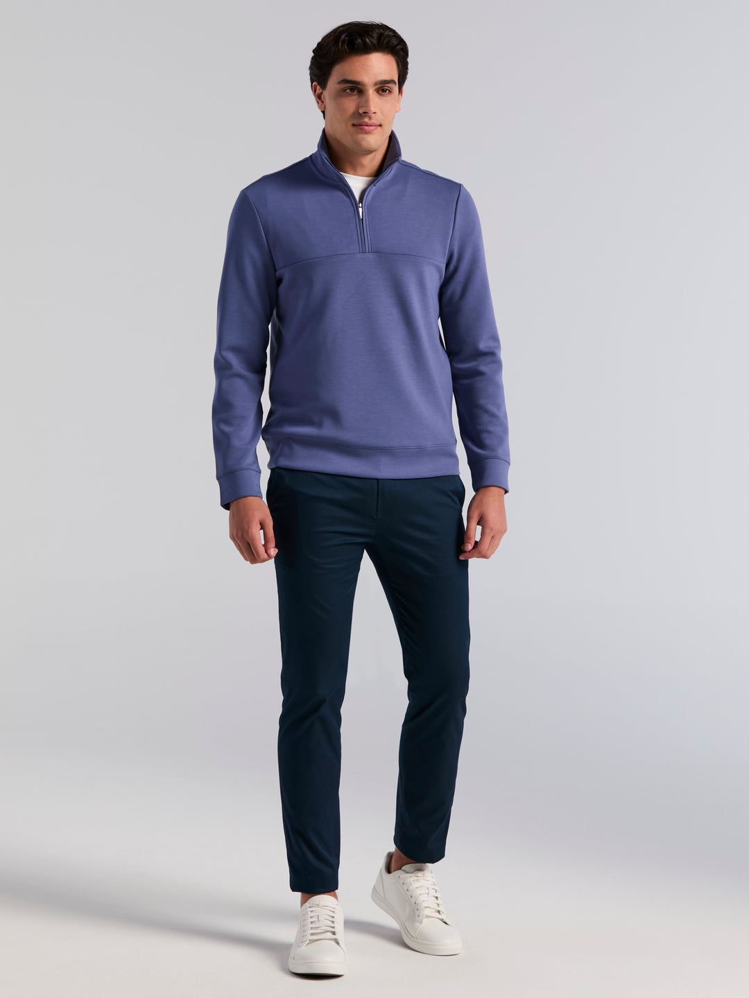 Neoprene Quarter Zip Long Sleeve Shirt (Coastal Fjord) 