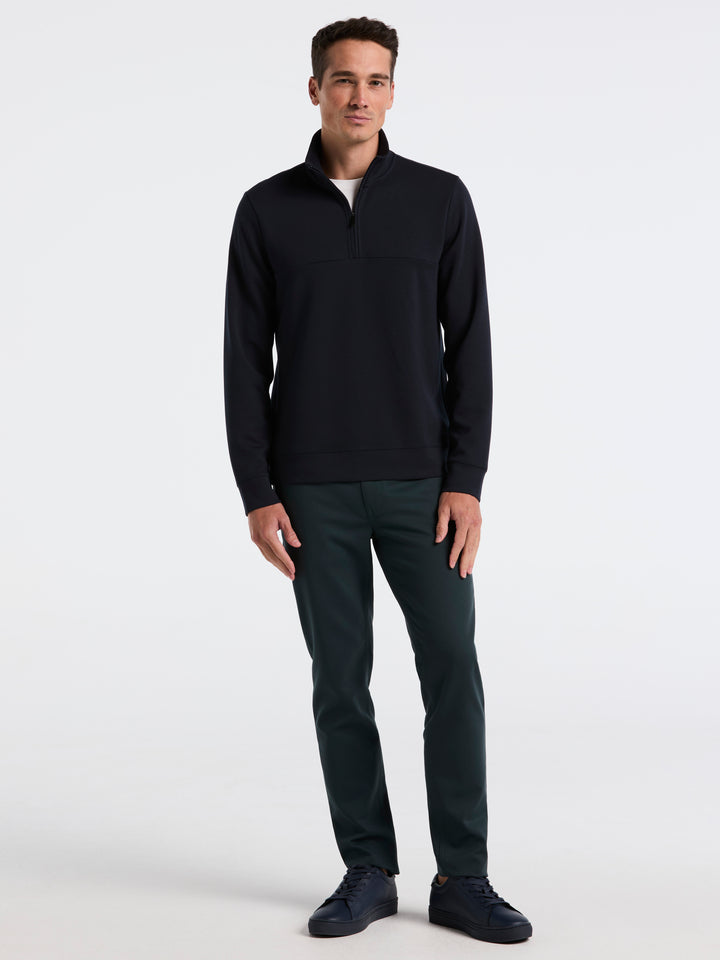 Neoprene Quarter Zip Long Sleeve Shirt (Dark Sapphire) 