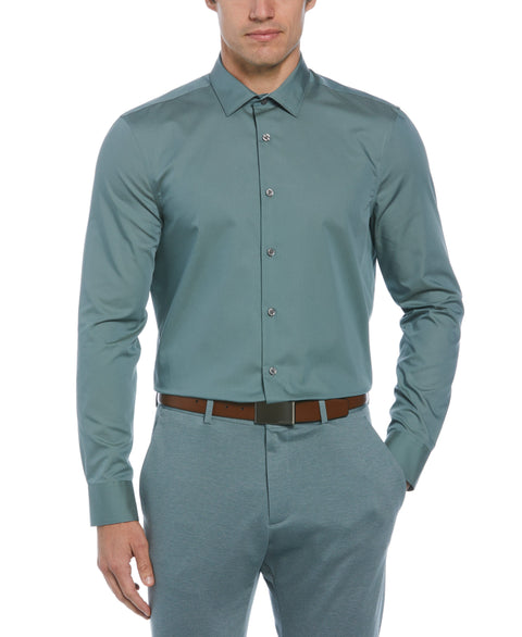 Non-Iron Twill Solid Shirt (Goblin Blue) 