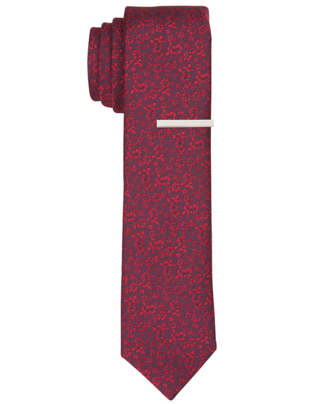 Olvera Floral Red Tie (Re) 