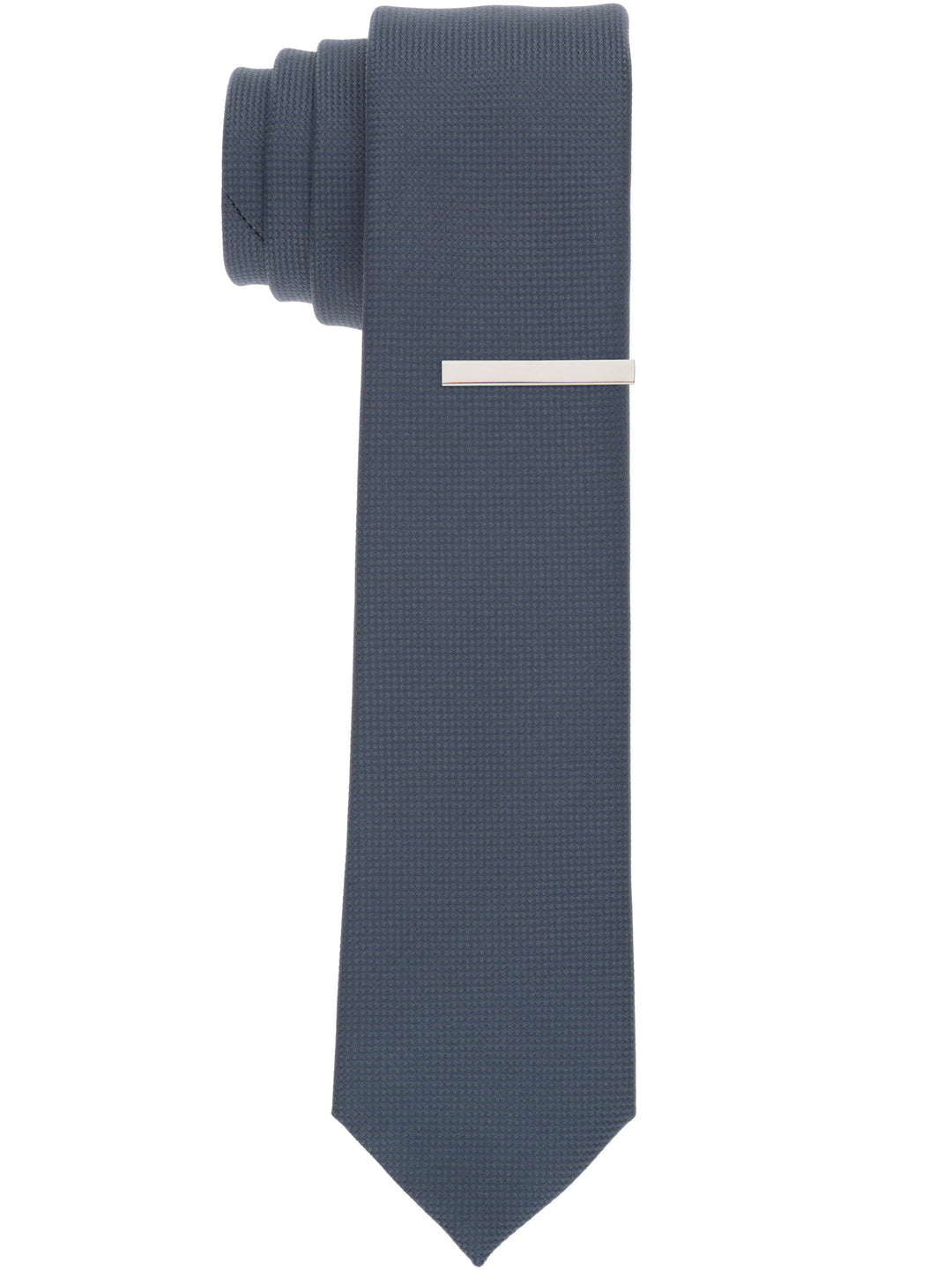 Oxford Solid Slim Tie (Charcoal) 