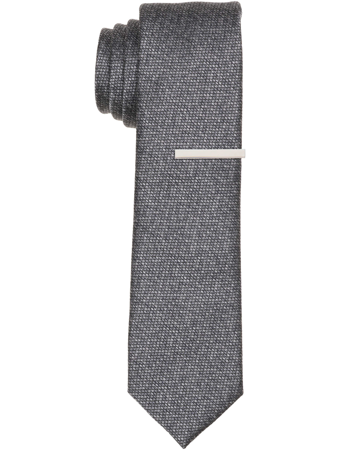 Parker Abstract Slim Fit Tie (Charcoal) 