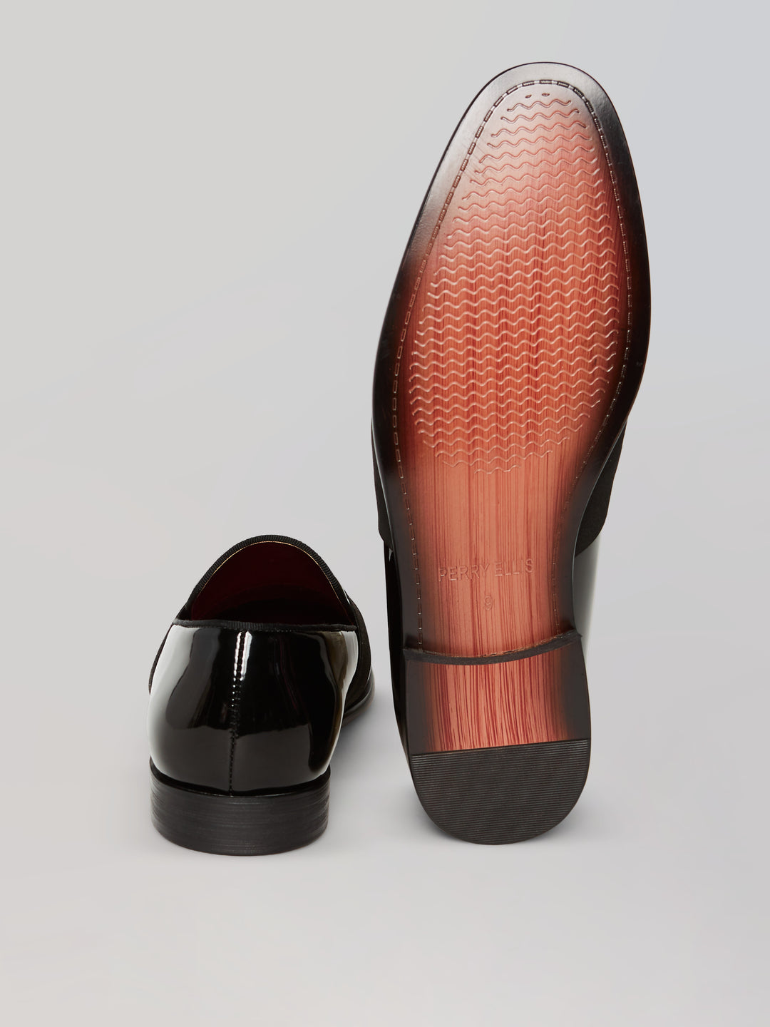 Patent Leather Slip-On Dress Shoe with Band