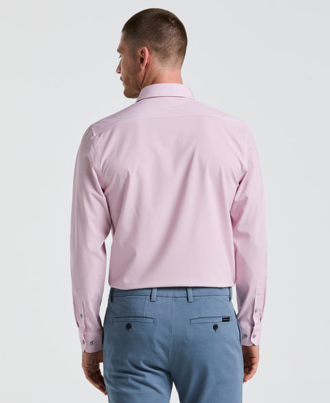 Perfect Tech Geo Print Shirt (Faded Rose) 